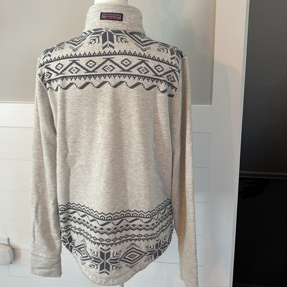 Vineyard Vines Fair Isle Shep Shirt- dream cloth - Picture 5 of 9